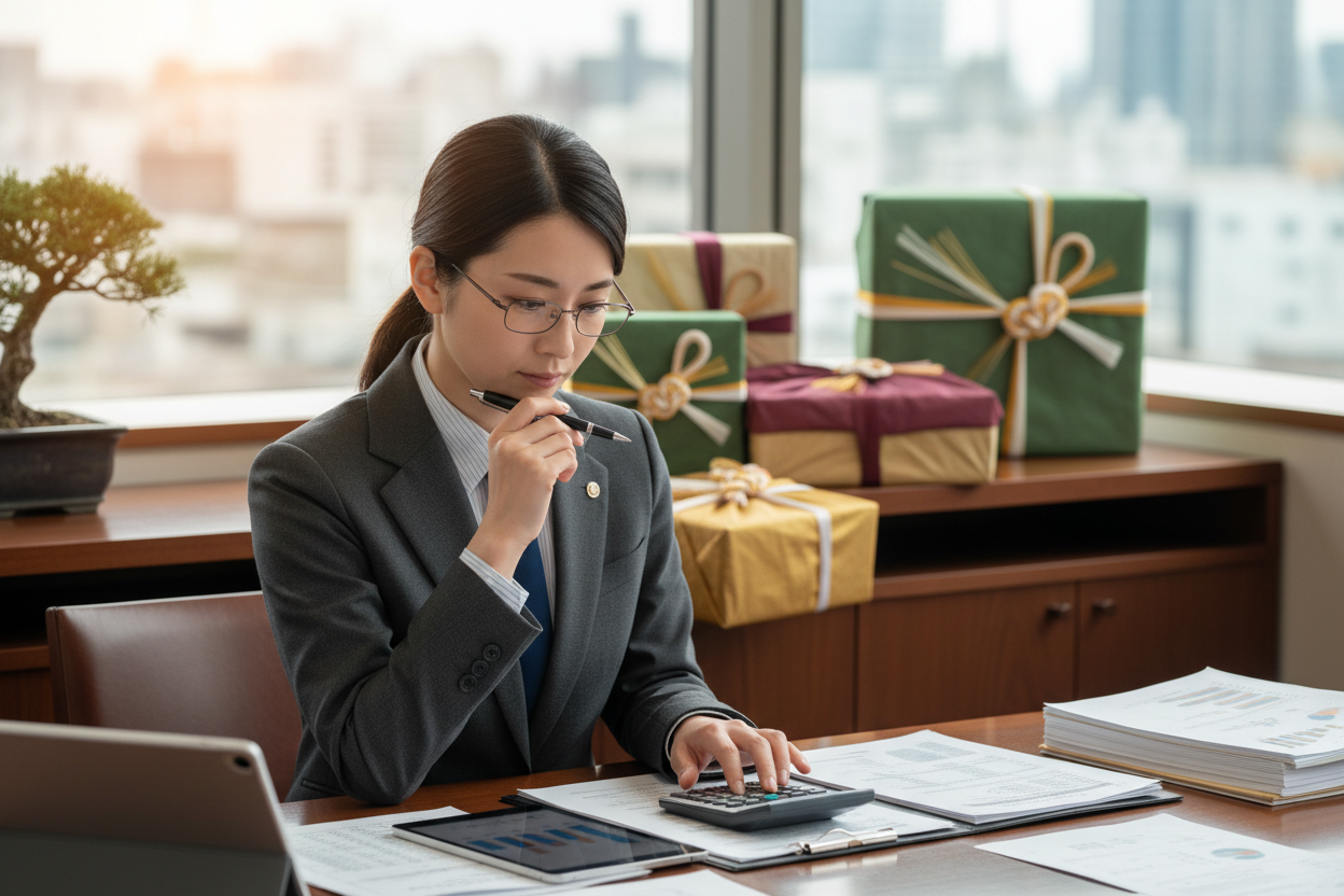 お歳暮・贈答品の勘定科目は交際費か広告宣伝費か｜税理士解説
