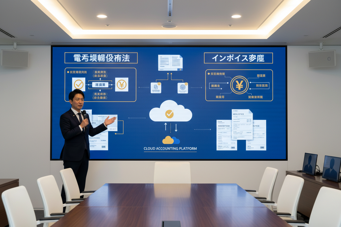 電子帳簿保存法・インボイス制度対応セミナー｜無料オンライン開催