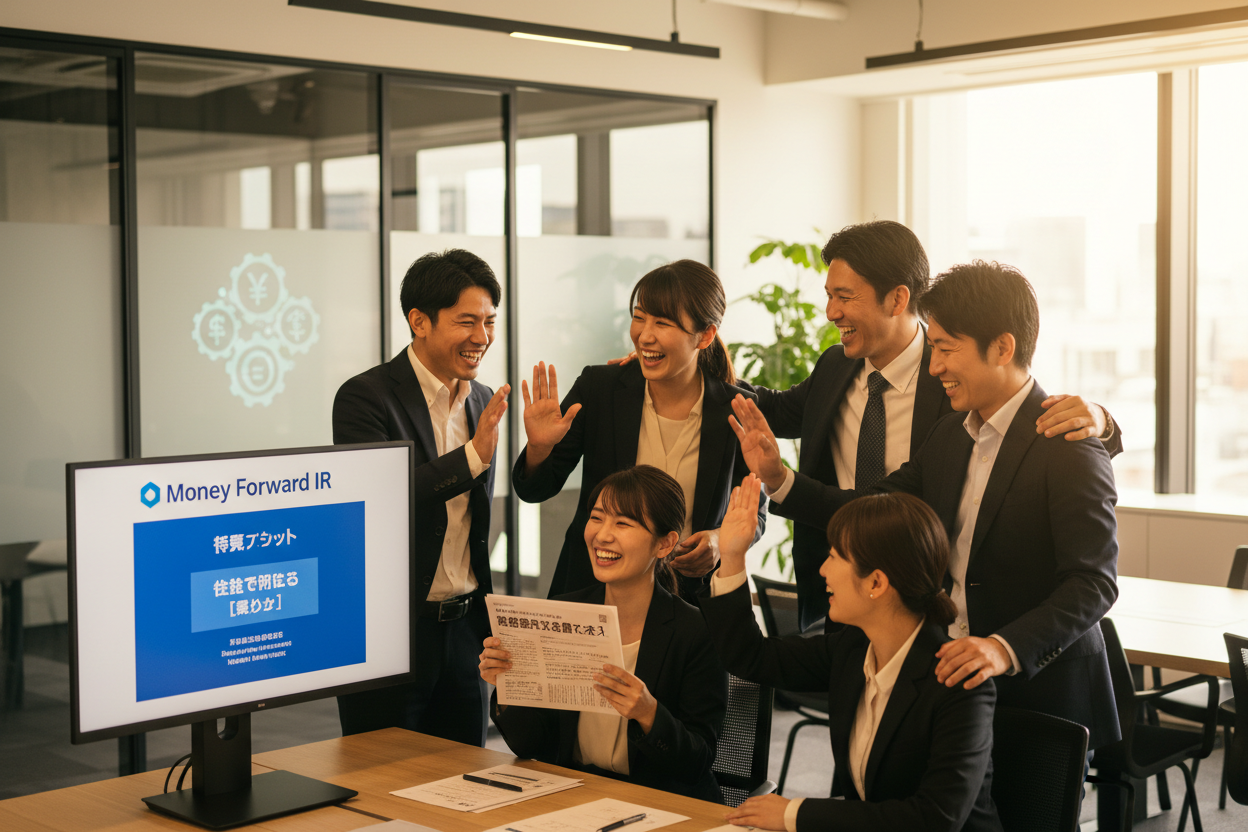 マネーフォワードIR情報に弊社が掲載されました