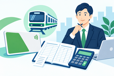 Suica・交通系ICの記帳方法とは？チャージ時・利用時・経費精算の違いを税理士が解説